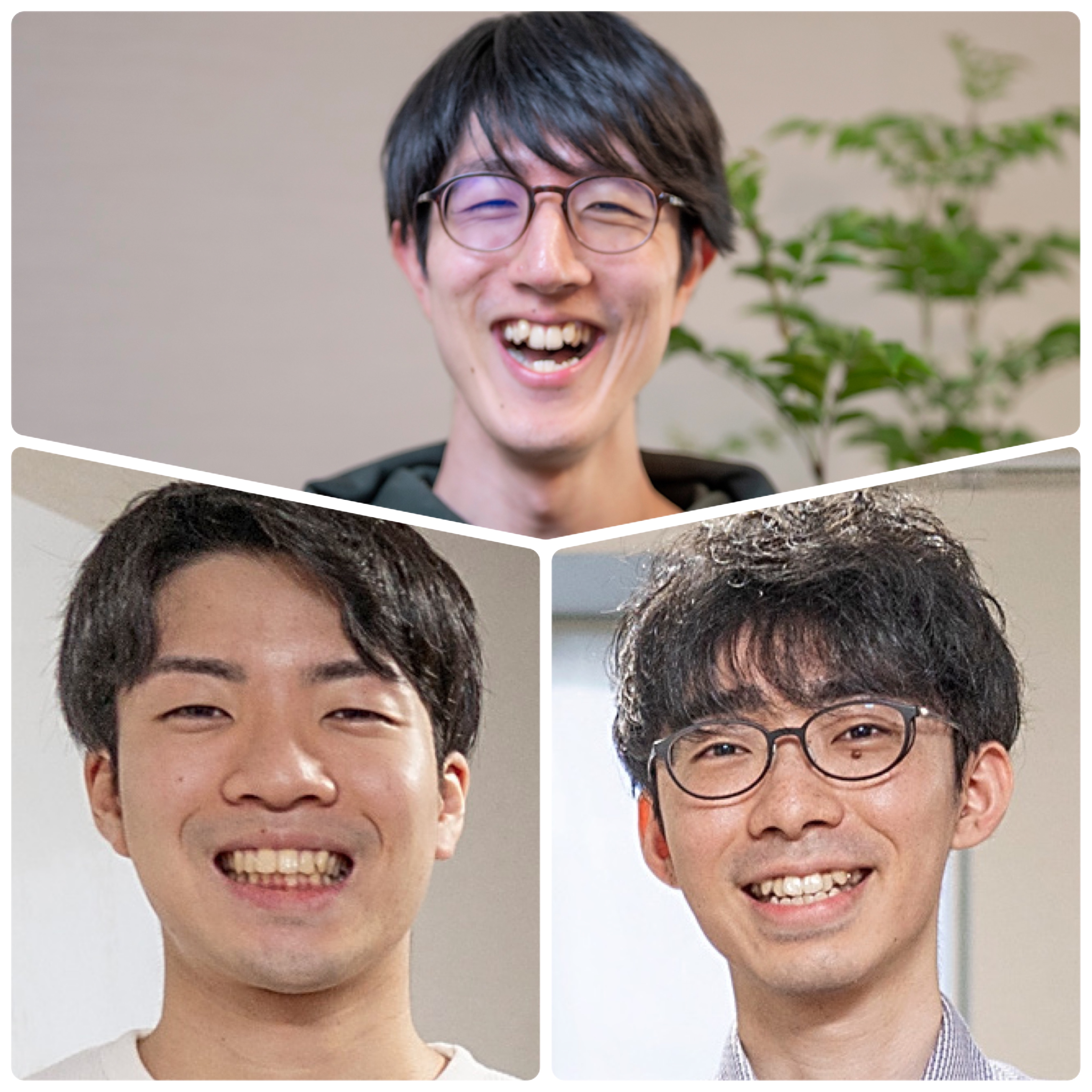 他の３人の顔